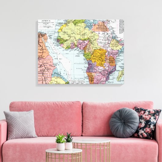 AFRICA, 1914 CANVAS AFDRUK (Insitu (Woonkamer))