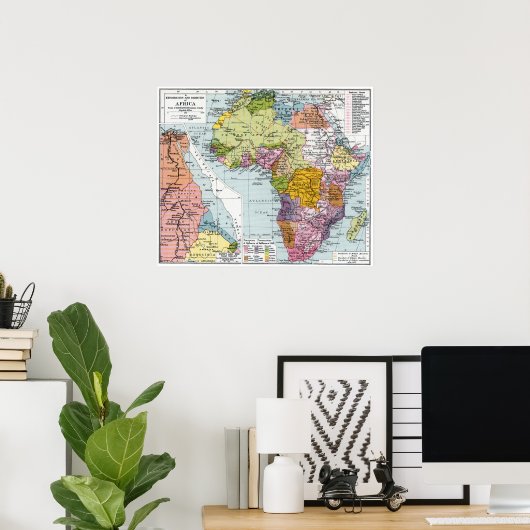 AFRICA, 1914 POSTER (Thuiskantoor)