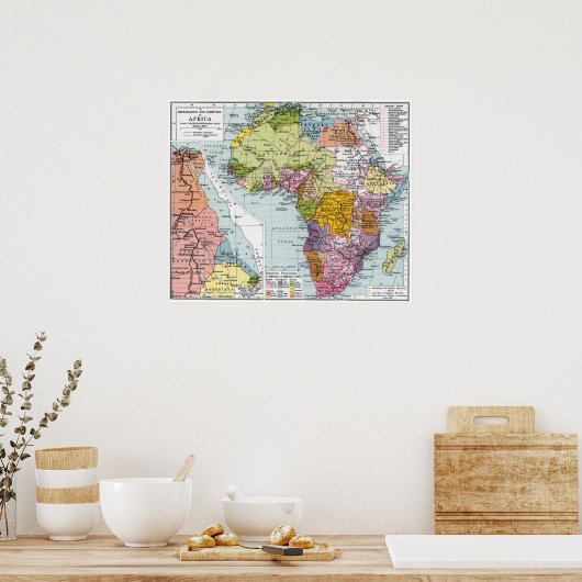 AFRICA, 1914 POSTER (Keuken)