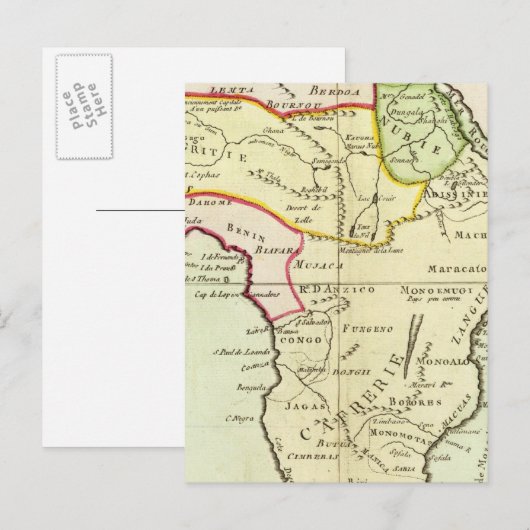 Africa 20 briefkaart (Voorkant / Achterkant)