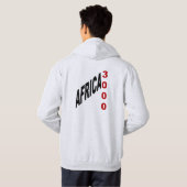 AFRICA 3000-sweatkapoeder Hoodie (Achterkant volledig)