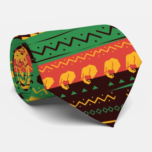 África Afriana Stropdas (Opgerold)