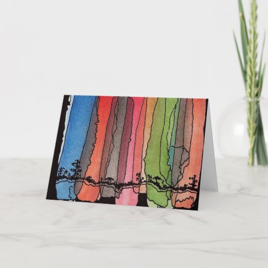 Africa artwork card-blank kaart (Voorkant)