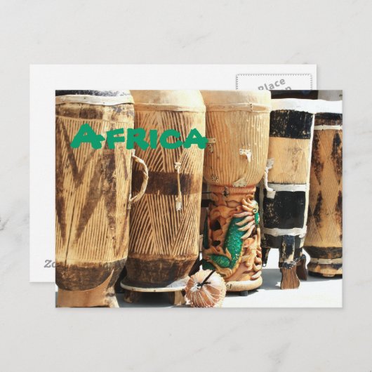 Africa Bongos Briefkaart (Voorkant / Achterkant)
