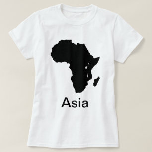 Africa Continental Asia T Shirt