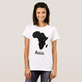 Africa Continental Asia T Shirt (Voorkant volledig)