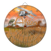 Africa Crop-reisposter Dartbord (Voorkant)