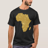 Africa Gold Map Essential T-Shirt (Voorkant)