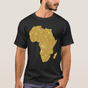 Africa Gold Map T-shirt