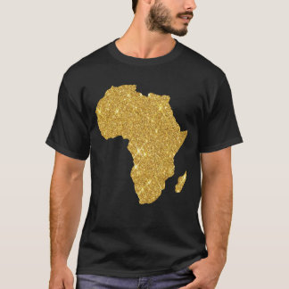 Africa Gold Map T-shirt