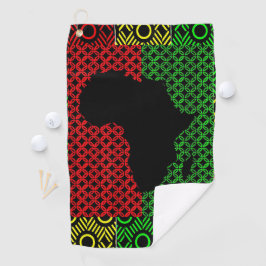 AFRICA GOLF TOWEL GOLFHANDDOEK