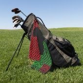 AFRICA GOLF TOWEL GOLFHANDDOEK (Groen)