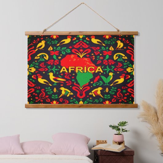 AFRICA Hanging Tapestry Hangend Wandkleed (Slaapkamer)