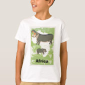 Africa Hippopotamus Hippo Oerwoud T-shirts (Voorkant)