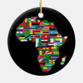 AFRICA IS THE FUTURE KERAMISCH ORNAMENT (Achterkant)