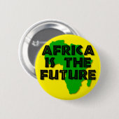 AFRICA IS THE FUTURE RONDE BUTTON 5,7 CM (Voorkant /achterkant)