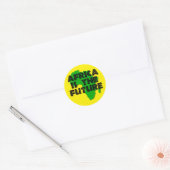 AFRICA IS THE FUTURE RONDE STICKER (Envelop)