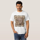 Africa Lion Kaart T-shirt (Voorkant volledig)
