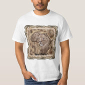 Africa Lion Kaart T-shirt (Voorkant)