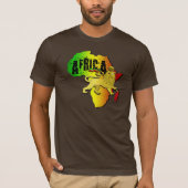 Africa Lion Lion Reggae T-shirt (Voorkant)