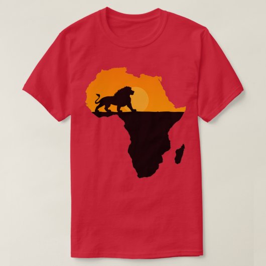 Africa Lion T-shirt (Design voorkant)
