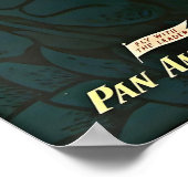 Africa Map Art African Print Pan Am Travel Poster (Hoek)