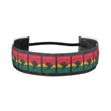 Africa Map Black Red Gold Green Jamaican Crochet
