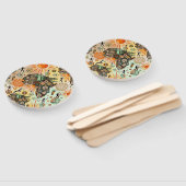 Africa Map Decorative Tribal Elements Pattern Handwaaier (Niet-gemonteerd)