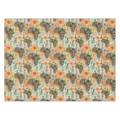 Africa Map Decorative Tribal Elements Pattern Tafelkleed (Voorkant (Horizontaal))