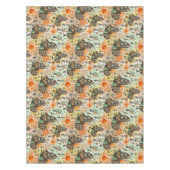 Africa Map Decorative Tribal Elements Pattern Tafelkleed (Voorkant)