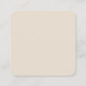 Africa Map Decorative Tribal Elements Pattern Vierkante Visitekaartje (Achterkant)