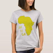 Africa Map Funky T-shirt (Voorkant)