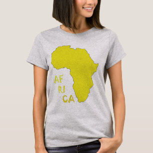 Africa Map Funky T-shirt