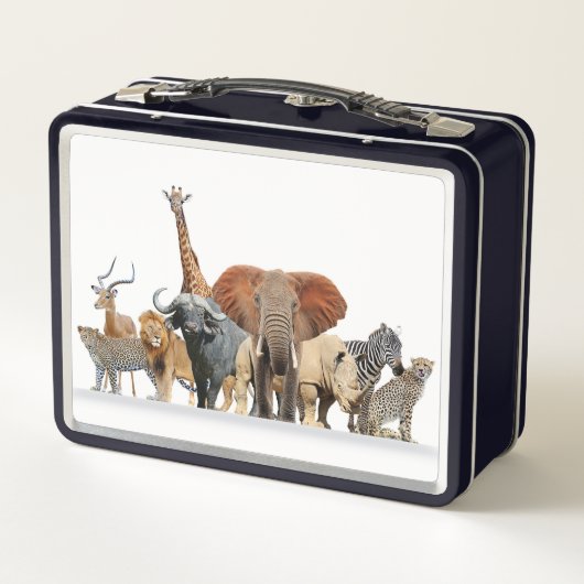 AFRICA Metal Lunchbox (Achterkant)