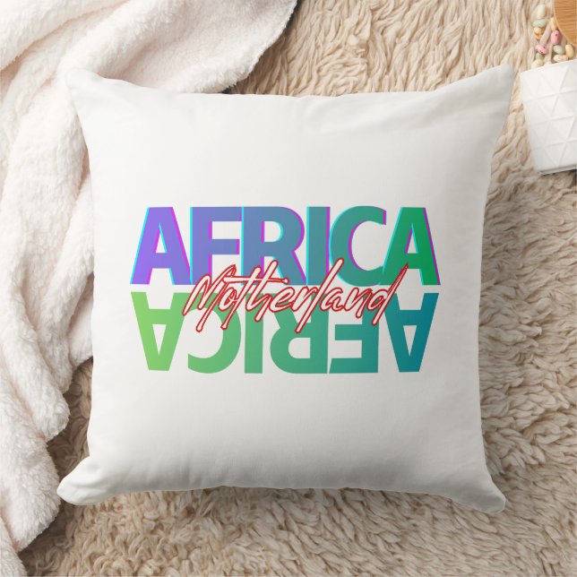 AFRICA: Moederland - Worpkussen Kussen (Deken)