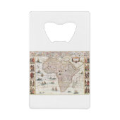 Africa nova descriptio (1690) van Willem Janszoon Creditkaart Flessenopener (Voorkant)
