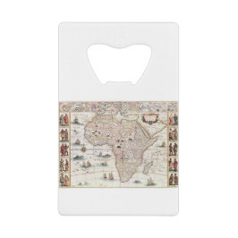 Africa nova descriptio (1690) van Willem Janszoon Creditkaart Flessenopener