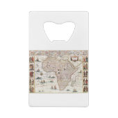 Africa nova descriptio (1690) van Willem Janszoon Creditkaart Flessenopener (Achterkant)
