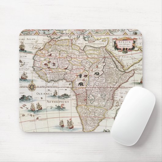 Africa nova descriptio (1690) van Willem Janszoon Muismat (Met muis)