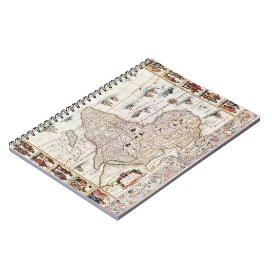 Africa nova descriptio (1690) van Willem Janszoon Notitieboek (Linkerzijde)