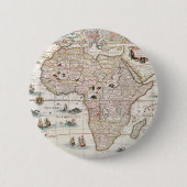 Africa nova descriptio (1690) van Willem Janszoon Ronde Button 5,7 Cm (Voorkant)
