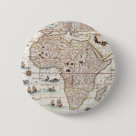 Africa nova descriptio (1690) van Willem Janszoon Ronde Button 5,7 Cm