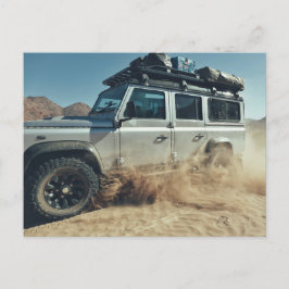 Africa Overlanding 4x4 Sand Dunes Road Trip Briefkaart