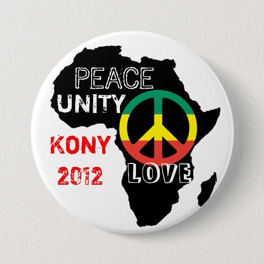 Africa Peace Button (Voorkant)