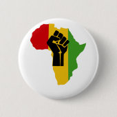Africa Power - Reggae Ronde Button 5,7 Cm (Voorkant)