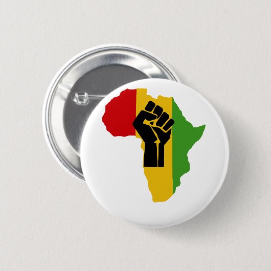 Africa Power - Reggae Ronde Button 5,7 Cm (Voorkant /achterkant)