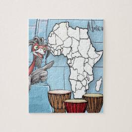 Africa Puzzle met Akachi (110 stuks) Legpuzzel