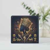 Africa Queen  Kaart (Staand voorkant)