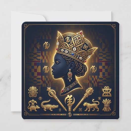 Africa Queen  Kaart (Voorkant)