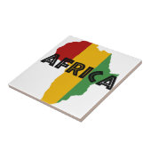 Africa Rasta Color Tegeltje (Zijkant)